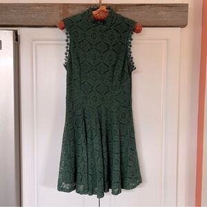 High Neck Stretchy Party Dress